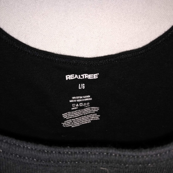 Realtree black tank sz L - Picture 2 of 2